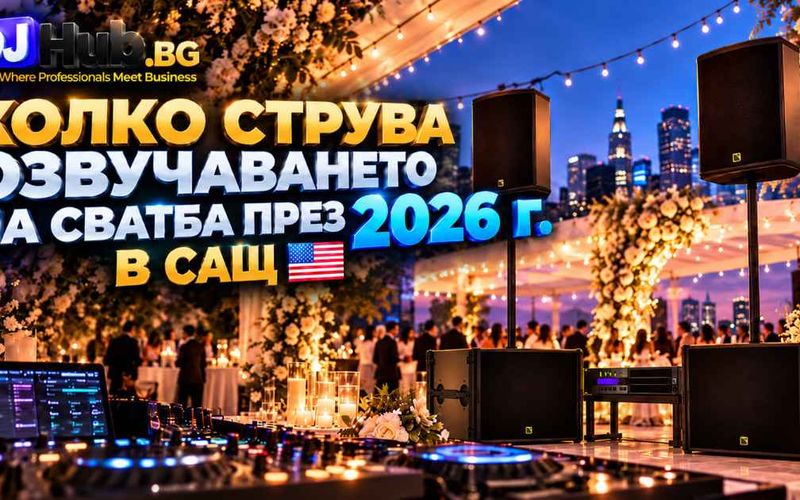 Колко струва озвучаването на сватба през 2026 г. в САЩ