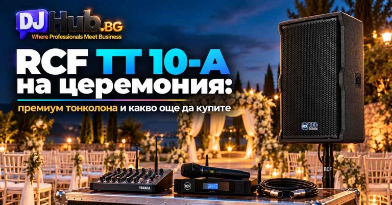 RCF TT 10-A на церемония: премиум тонколона и какво още да купите