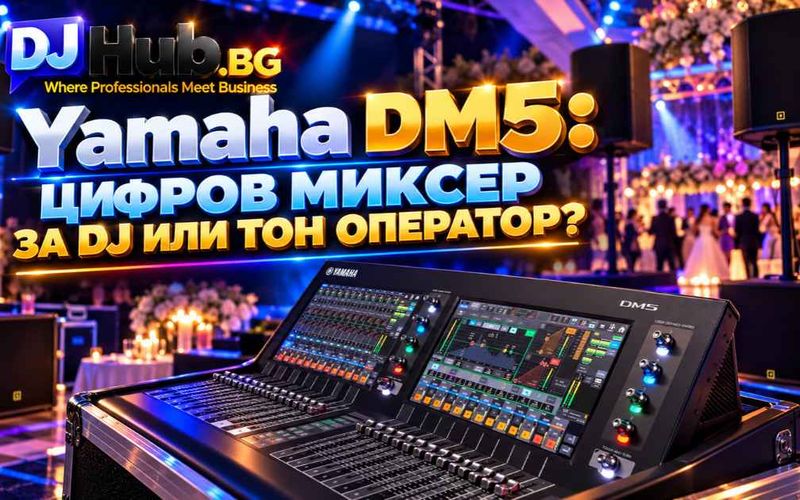 Yamaha DM5: цифров миксер за DJ или тон оператор?